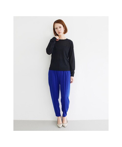 KBF（ケイビーエフ）の「コクーンジョッパーズ（パンツ・レディース・OFF/BLACK/BLUE/RED・36/38）」の5枚目の写真