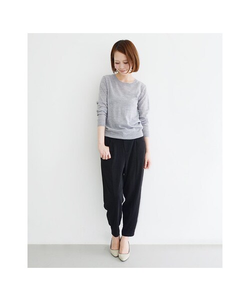 KBF（ケイビーエフ）の「コクーンジョッパーズ（パンツ・レディース・OFF/BLACK/BLUE/RED・36/38）」の7枚目の写真