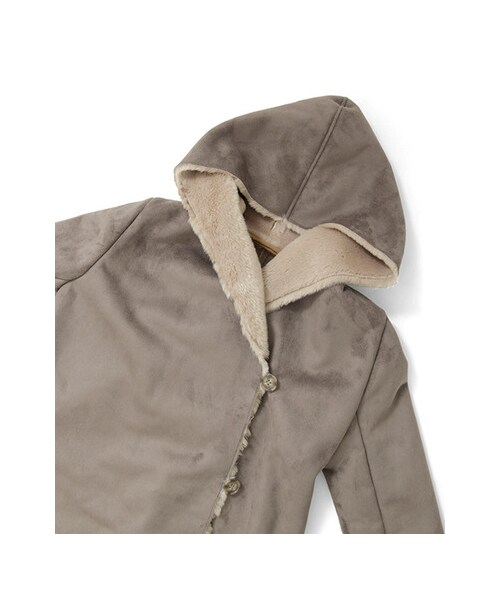 URBAN RESEARCH ROSSO WOMEN（アーバンリサーチ　ロッソ）の「ムートンコート（ジャケット/アウター・レディース・L/GRY/CML・FREE）」の16枚目の写真