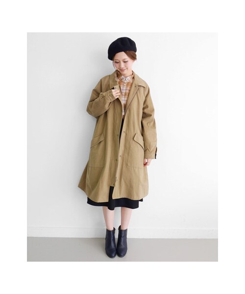 KBF（ケイビーエフ）の「ボーイフレンドコート（ジャケット/アウター・レディース・ブラック/モカ/ネイビー・one）」の10枚目の写真