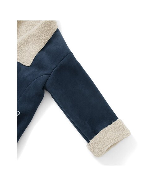 KBF（ケイビーエフ）の「関西・NET限定 フェイクムートンコート（ジャケット/アウター・レディース・ネイビー・one）」の14枚目の写真