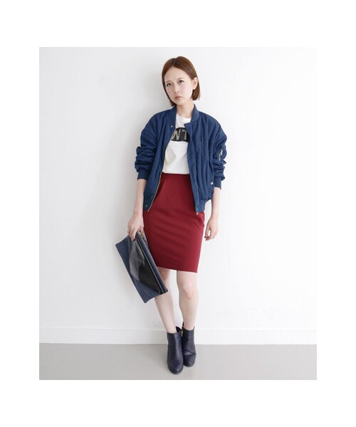 KBF（ケイビーエフ）の「MA-1 reversible（ジャケット/アウター・レディース・ブラック/カーキ/ネイビー・one）」の11枚目の写真