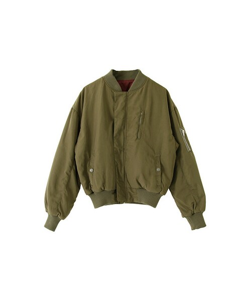 KBF（ケイビーエフ）の「MA-1 reversible（ジャケット/アウター・レディース・ブラック/カーキ/ネイビー・one）」の3枚目の写真