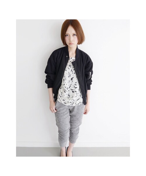 KBF（ケイビーエフ）の「MA-1 reversible（ジャケット/アウター・レディース・ブラック/カーキ/ネイビー・one）」の16枚目の写真