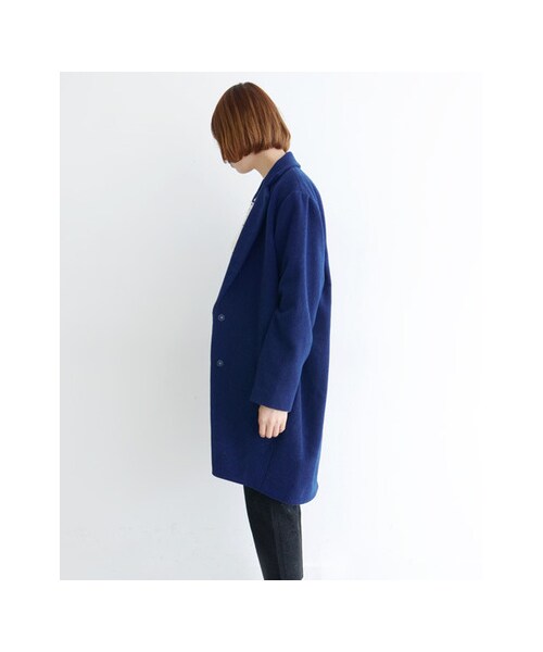 KBF(ケイビーエフ)の「テーラーBIGコート(ジャケット/アウター・レディース・ブラック/グレー/ブルー・one)」の7枚目の写真