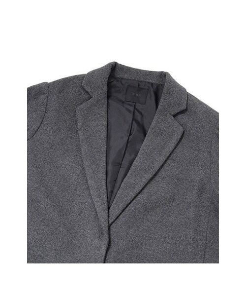 KBF(ケイビーエフ)の「テーラーBIGコート(ジャケット/アウター・レディース・ブラック/グレー/ブルー・one)」の9枚目の写真