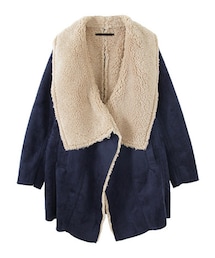 KBF | KBF+ ロングフェイクムートンコート(ジャケット/アウター)