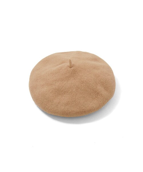 KBF（ケイビーエフ）の「ウールベレー（帽子・レディース・ブラック/グレー/キャメル/グリーン/ブルー/ワイン・one）」の3枚目の写真