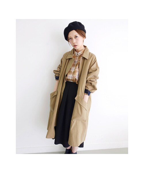 KBF（ケイビーエフ）の「ウールベレー（帽子・レディース・ブラック/グレー/キャメル/グリーン/ブルー/ワイン・one）」の8枚目の写真