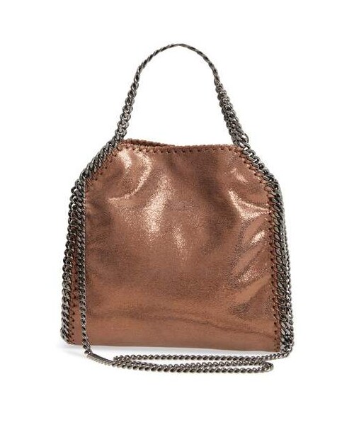 STELLA McCARTNEY(ステラマッカートニー)の「Stella McCartney Mini Falabella Shaggy Deer Metallic Faux Leather Tote(トートバッグ・レディース・Blue・One Size)」の4枚目の写真