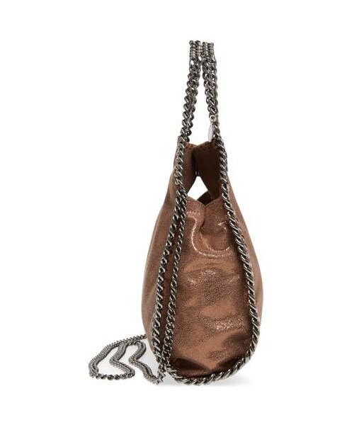 STELLA McCARTNEY(ステラマッカートニー)の「Stella McCartney Mini Falabella Shaggy Deer Metallic Faux Leather Tote(トートバッグ・レディース・Blue・One Size)」の2枚目の写真
