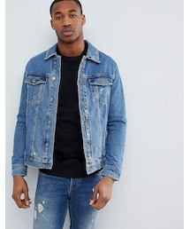 Bershka | Bershka Denim Jacket In Blue(ジャケット/アウター)