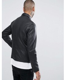 Pretty Green ブラックレザージャケット サイズ3 Pretty Green ブラックレザージャケット サイズ3 - メルカリ