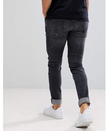 DIESEL（ディーゼル）の「Diesel Fourk Biker Jeans in Gray
