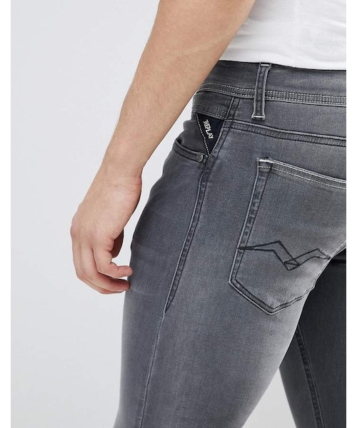 REPLAY（リプレイ）の「Replay Jondrill Skinny Jeans Gray（デニム