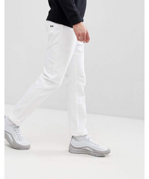 ARMANI EXCHANGE(アルマーニエクスチェンジ)の「Armani Exchange J13 Slim Fit 5 Pocket Stretch Jeans in White(デニムパンツ・メンズ・1200・W32/W28/W30/W36/W34)」の2枚目の写真