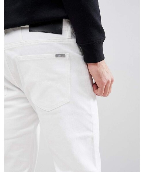 ARMANI EXCHANGE(アルマーニエクスチェンジ)の「Armani Exchange J13 Slim Fit 5 Pocket Stretch Jeans in White(デニムパンツ・メンズ・1200・W32/W28/W30/W36/W34)」の4枚目の写真