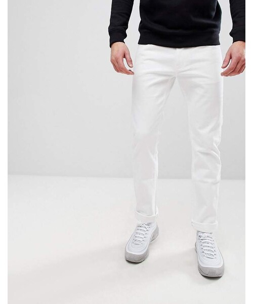 ARMANI EXCHANGE(アルマーニエクスチェンジ)の「Armani Exchange J13 Slim Fit 5 Pocket Stretch Jeans in White(デニムパンツ・メンズ・1200・W32/W28/W30/W36/W34)」の1枚目の写真