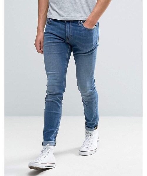 Jean Super Skinny Stretchy - Coupe Brésilienne (Brazilian Fit) - Taille 3 - Denim Bleu - Marque Lucy In The Sky