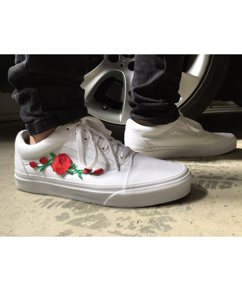 VANS（バンズ）の「(バンズ) VANS☆最強カスタム☆激かわ☆赤い
