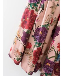 新品 レア セットアップ ZARA サテン ピンク フラワー 花柄 模様 総柄 ZARA ベビー 新品 テクスチャーフラワーワンピース 104 花柄