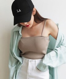 DHOLIC | スリムクロップドスリーブレス(キャミソール)