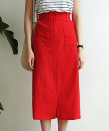 DHOLIC | ポケットスリットロングスカート(スカート)