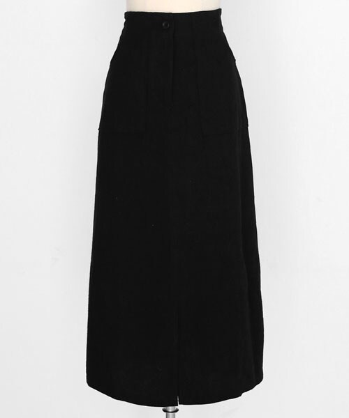 DHOLIC（ディーホリック）の「ポケットスリットロングスカート（スカート・レディース・レッド/ホワイト/ブラック/ベージュ・FREE）」の3枚目の写真