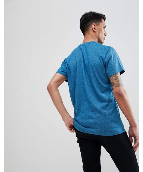Hollister（ホリスター）の「Hollister Crewneck T-Shirt Seagull Logo in Blue Marl（Tシャツ/カットソー・メンズ・Blue・L/S/XL/XS/XXL/M）」の2枚目の写真
