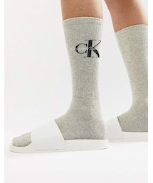 Calvin Klein | Calvin Klein CK Jeans Logo Socks(ソックス/靴下)