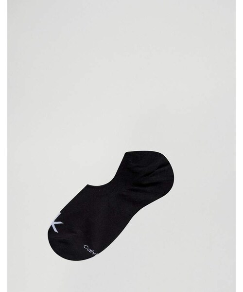 Calvin Klein(カルバン・クライン)の「Calvin Klein Invisible Socks 3 Pack Black(ソックス/靴下・メンズ・Black・One Size)」の2枚目の写真
