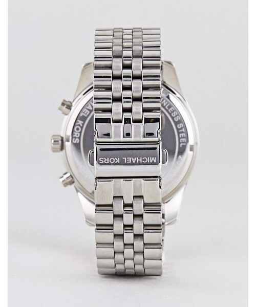 MICHAEL KORS（マイケルコース）の「Michael Kors MK8602 Lexington Bracelet Watch In Silver 44mm（アナログ腕時計・メンズ・Silver・One Size）」の3枚目の写真