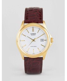CASIO | Casio Analogue Leather Watch In Brown MTP1183Q-7A(アナログ腕時計)