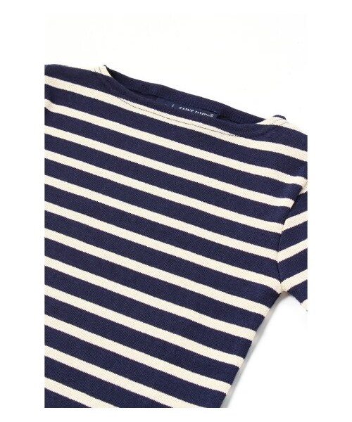 SAINT JAMES(セントジェームス)の「JOURNAL STANDARD relume KIDS:SAINT JAMES /セントジェームス ボーダーカットソー(カットソー・Tシャツ・レディース・ナチュラル/ネイビー・4/6)」の4枚目の写真