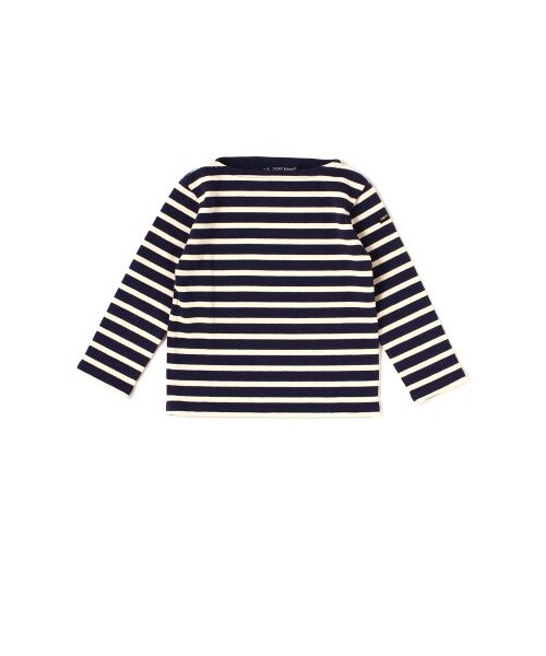 SAINT JAMES(セントジェームス)の「JOURNAL STANDARD relume KIDS:SAINT JAMES /セントジェームス ボーダーカットソー(カットソー・Tシャツ・レディース・ナチュラル/ネイビー・4/6)」の2枚目の写真