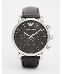 EMPORIO ARMANI | Emporio Armani Chronograph Watch In Leather AR1828(アナログ腕時計)