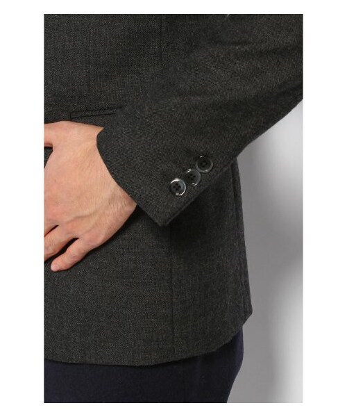 Journal Standard TRISECT（トライセクト）の「ウールマット2Bテーラードジャケット（テーラードジャケット・メンズ・グレー/ネイビー・S/M/L）」の9枚目の写真