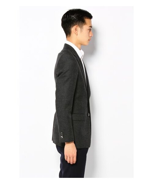 Journal Standard TRISECT（トライセクト）の「ウールマット2Bテーラードジャケット（テーラードジャケット・メンズ・グレー/ネイビー・S/M/L）」の4枚目の写真