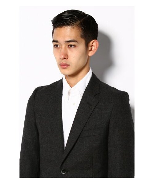 Journal Standard TRISECT（トライセクト）の「ウールマット2Bテーラードジャケット（テーラードジャケット・メンズ・グレー/ネイビー・S/M/L）」の6枚目の写真