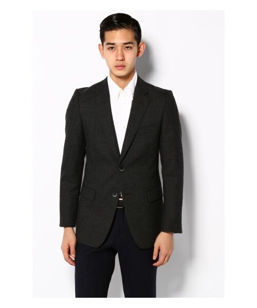 Journal Standard TRISECT（トライセクト）の「ウールマット2Bテーラードジャケット（テーラードジャケット・メンズ・グレー/ネイビー・S/M/L）」の3枚目の写真