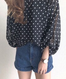 chocomee | デニムショートパンツ(デニムパンツ)