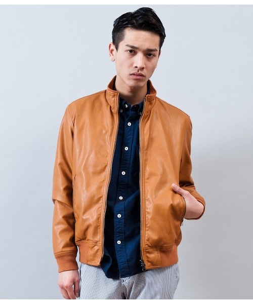 羊革 ジュンメン JUNMEN JLINE シングルレザージャケット 革ジャン