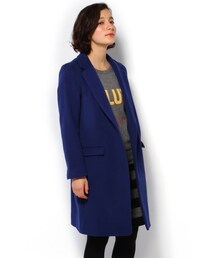 Spick & Span | インポートメルトンロングチェスター(ジャケット/アウター)