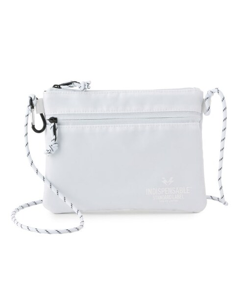 JUNRED(ジュンレッド)の「INDISPENSABLE別注サコッシュ(バッグ・メンズ・ホワイト/オレンジ/ブラック/パープル/ブルー・F)」の2枚目の写真