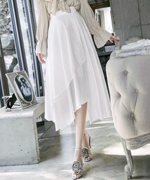 DINT | ブルーミングアンバランスロングスカート(スカート)