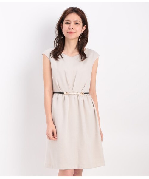 ロペピクニック ロペピクニック の パールベルトつきワンピース ワンピース ドレス Wear