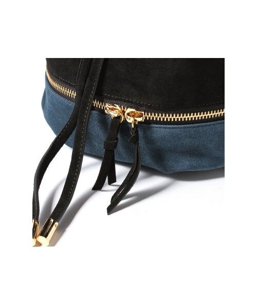 HASHIBAMI（ハシバミ）の「HASHIBAMI スエードキンチャクバッグ（ショルダーバッグ・レディース・オレンジ B/グレーA/ブラック/ベージュ・フリー）」の15枚目の写真