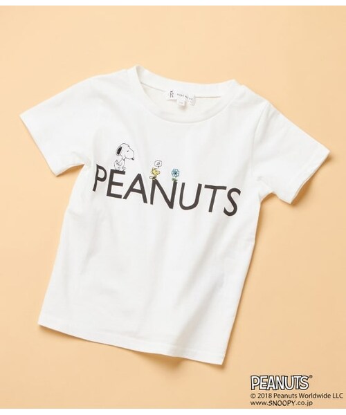 ロペピクニック ロペピクニック の Rope Picnic Kids Peanuts Snoopy ロゴ 刺繍tシャツ トップス Wear