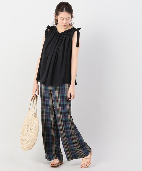 FRAMeWORK（フレームワーク）の「グリーン（パンツ・グリーン/36/在庫あり/38）」の3枚目の写真