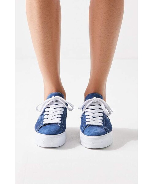 converse one star x mademe suede platform sneaker